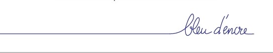 Bleu d’encre